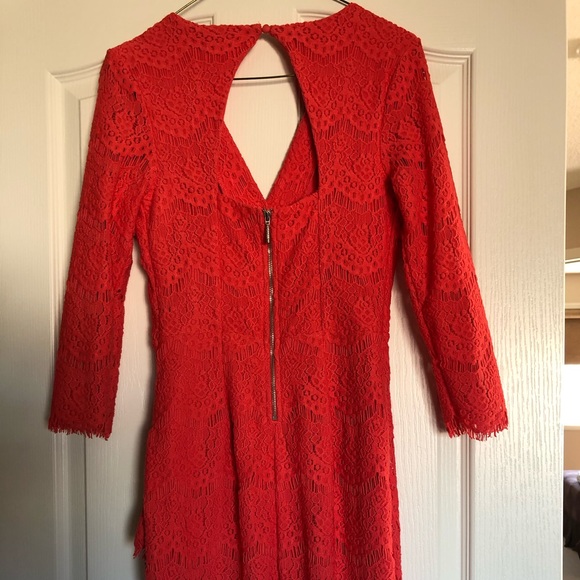 Beautiful Red Sheath Dress - Picture 3 of 4